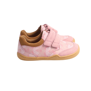 Barefoot shoe bLifestyle SKINK nappa pink print