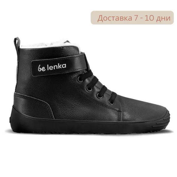 Be Lenka Barefoot Winter Kids - Black
