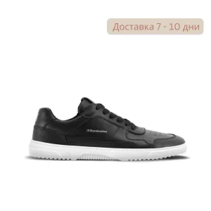 Barefoot Sneakers Barebarics Zing - Black and White - Leather