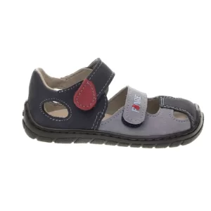 FARE BARE KIDS SANDALS - BLACK & GREY