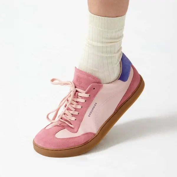 GROUNDIES Panama BAREFOOT SHOES - Pink and Orchid