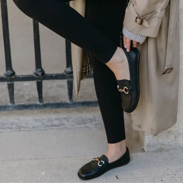 Be Lenka Viva дамски боси мокасини черни анатомична форма