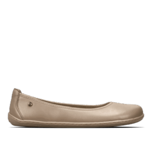 Be Lenka Sophelia Beige women's barefoot ballet flats side view