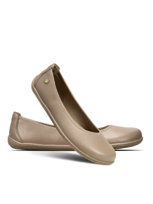 Pair of Be Lenka Sophelia Beige elegant barefoot shoes for women