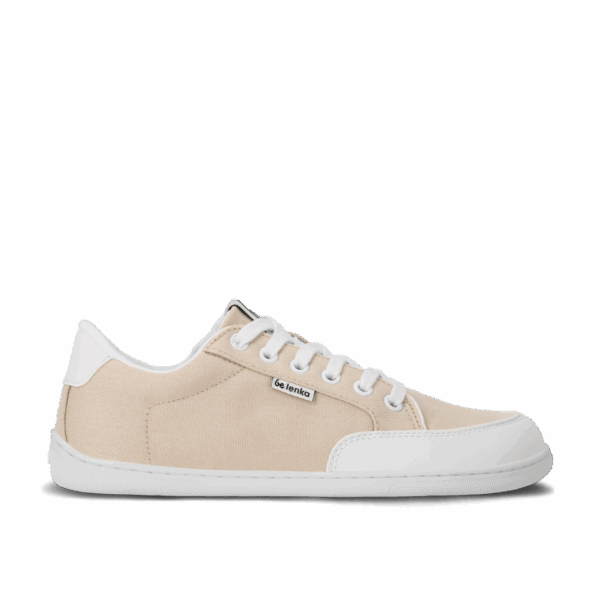 Be Lenka Rebound Sand unisex barefoot leather sneakers side view