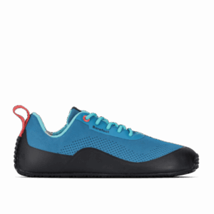 Be Lenka TrailAir Aqua Blue unisex barefoot trail shoes side view