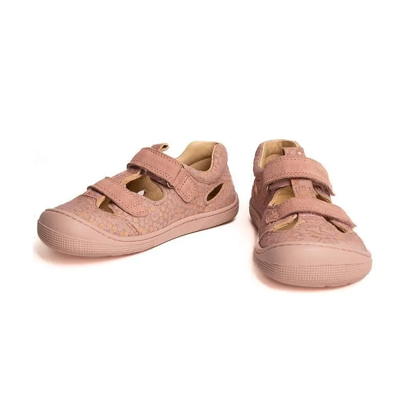 Koel DEEN Napa – Salmon | Kids' Barefoot Leather Sandals