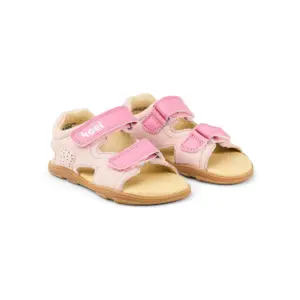 Koel OVA Nude kids barefoot leather sandals pair with anatomical open toe design